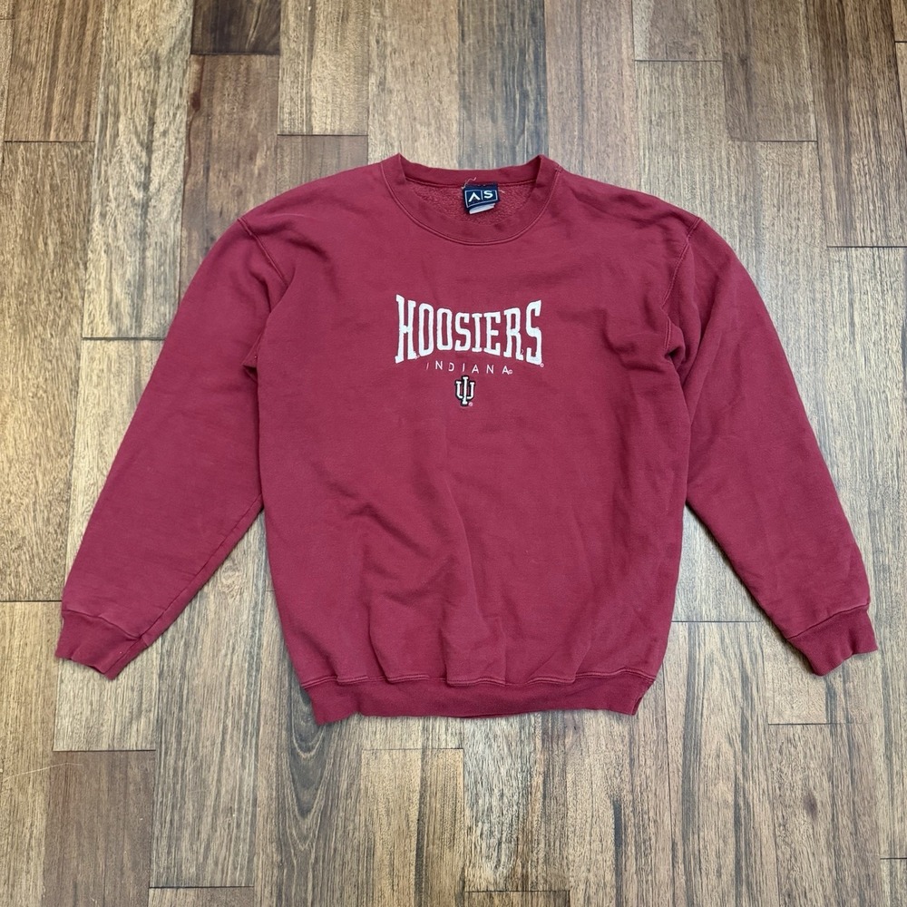 Vintage A S Y2K Indiana Hoosiers Pullover Men's Large